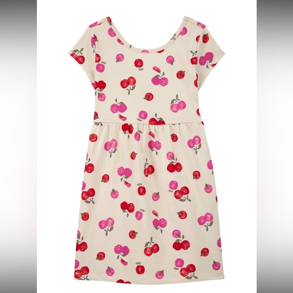 Carter’s Kid Cherry Jersey Dress Size 12